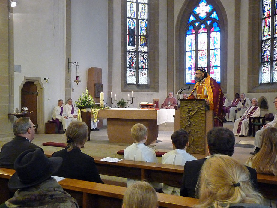 Festgottesdienst zum 50jahrigen Priesterjubiläum von Stadtpfarrer i.R. Geistlichen Rat Ulrich Trzeciok (Foto: Karl-Franz Thiede)